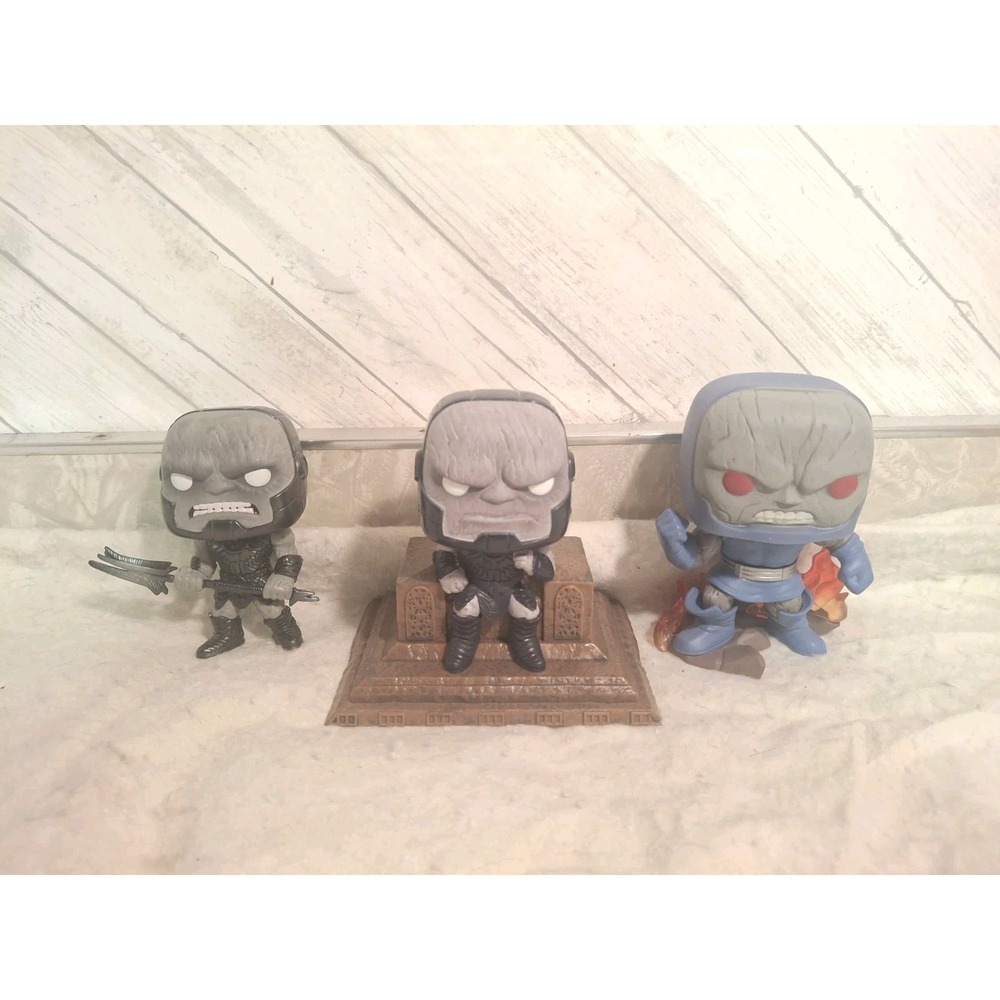 Darkseid Justice League DC Villian Funko Pop Lot Of 3 388, 1126, 1128, Loose
